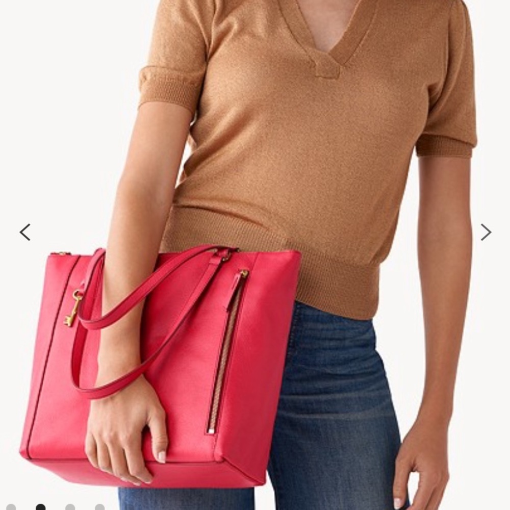 NWT FOSSIL Tara Shopper - Picture 3 of 14